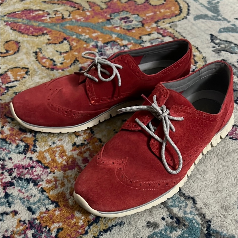 Red Suede Women’s Cole Haan Zero Grand